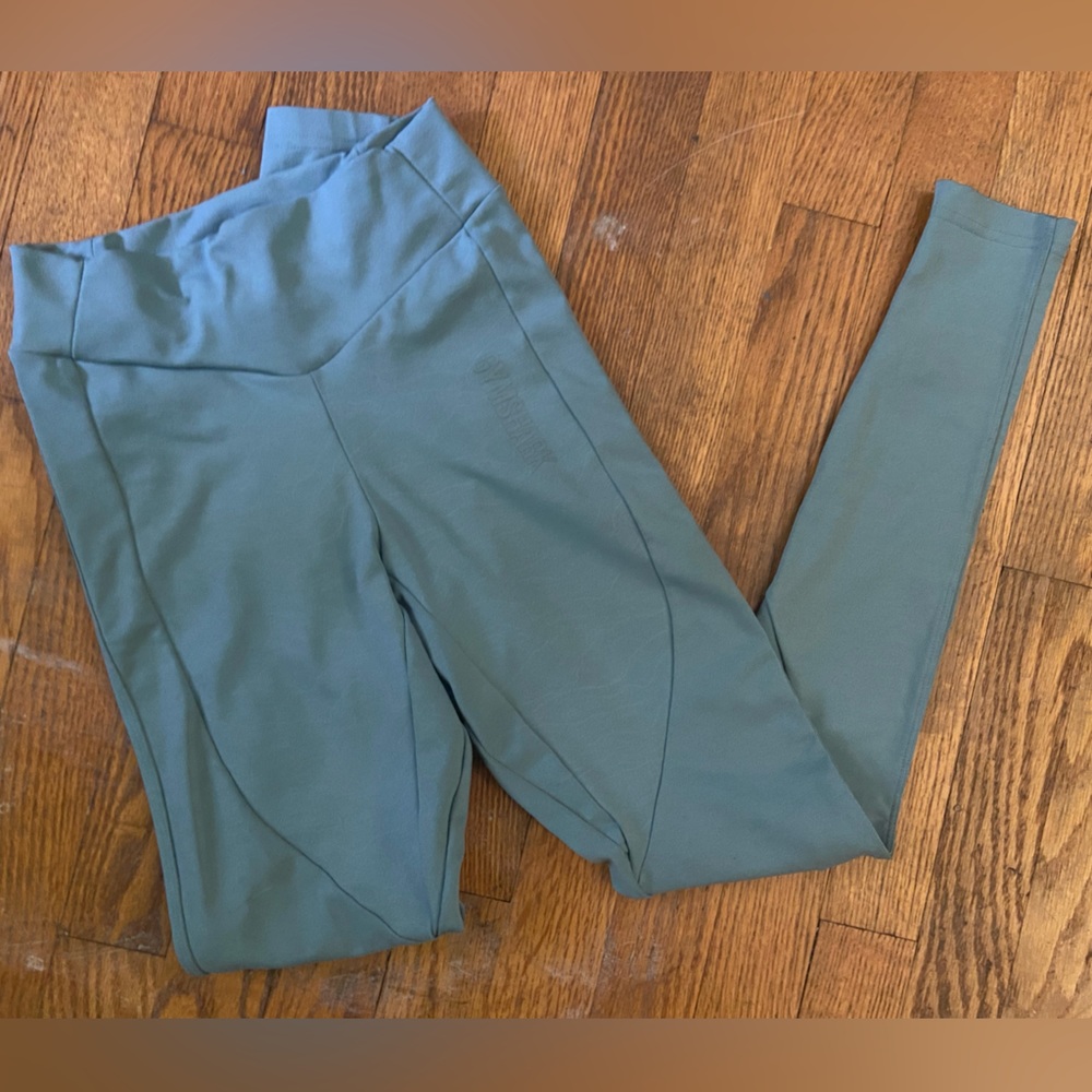 gymshark light blue leggings